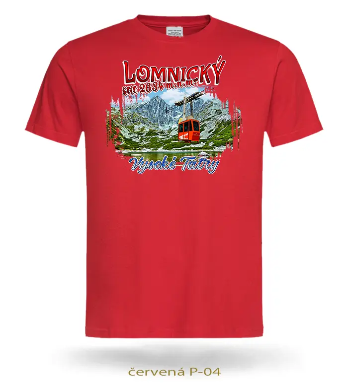 Trička pánske LOMNICKÝ ŠTÍT Vysoké Tatry